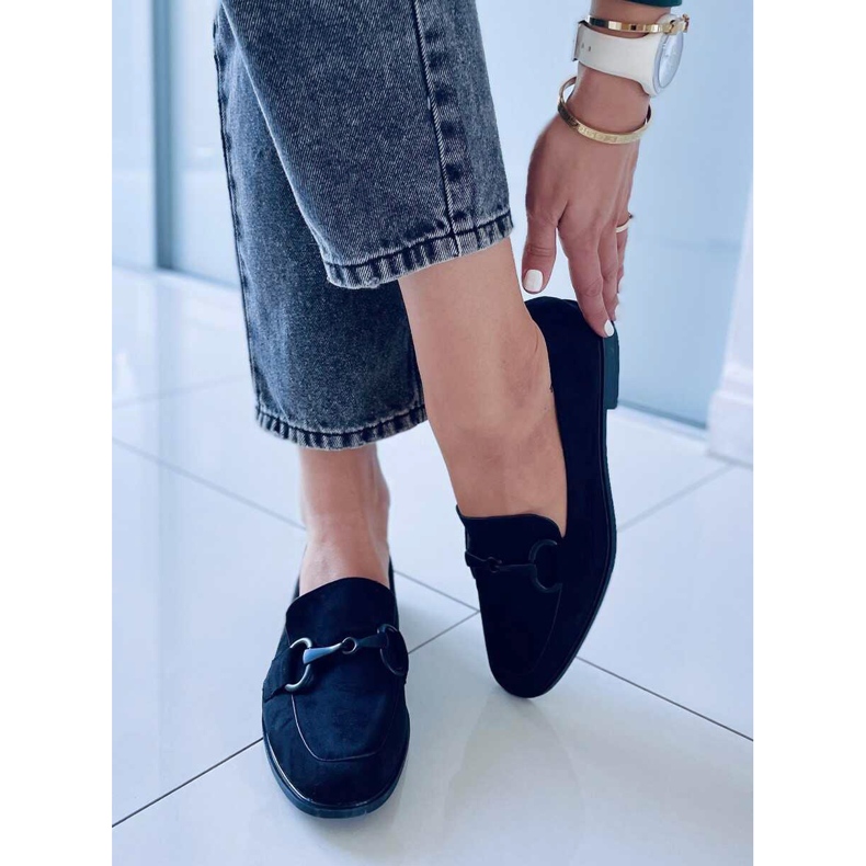 BM Isidora Crne ženske mokasinke crna 1