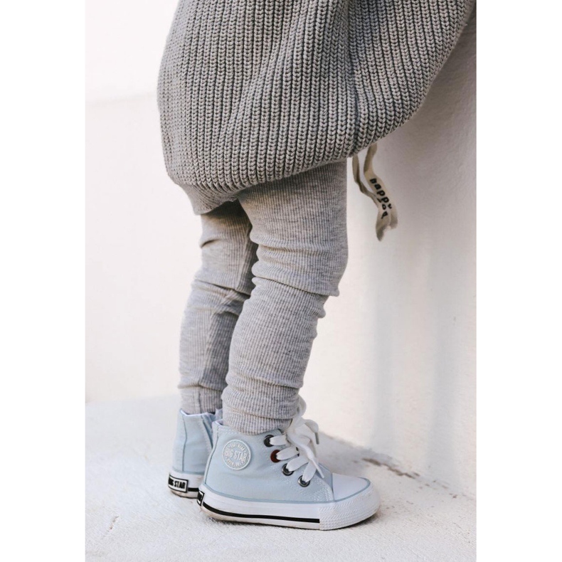 Dječje visoke tenisice s patentnim zatvaračem Big Star HH374088 Plave plava 1