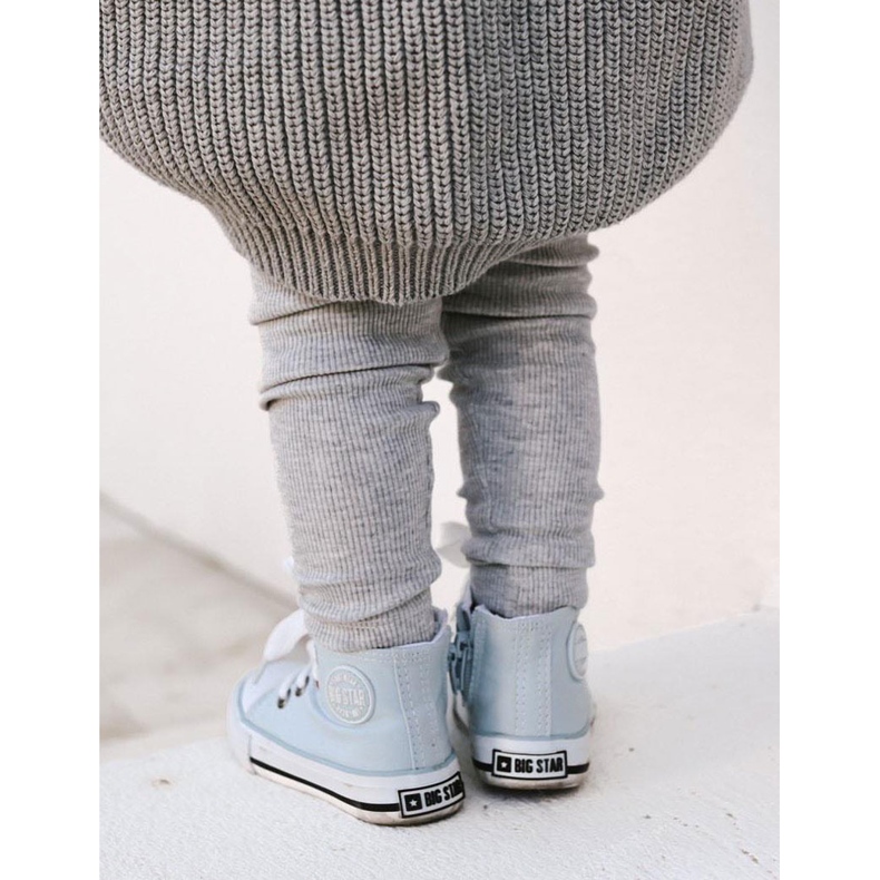 Dječje visoke tenisice s patentnim zatvaračem Big Star HH374088 Plave plava 2