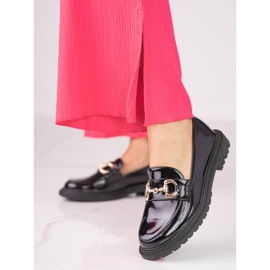 Crne ženske cipele Shelovet od lakirane ekološke kože crna 1