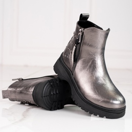 W. Potocki Cipele za djevojčice Potocki srebrne srebro 1