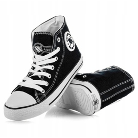 New Age Vezane visoke tenisice crna 1