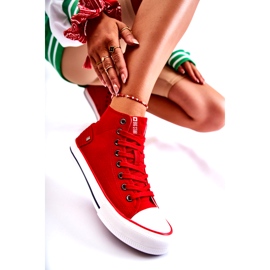 Ženske tenisice Big Star High Red DD274334 crvena 3