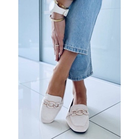 Carla Nude ženske loaferice bež 1