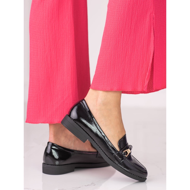 Crne ženske mokasine Shelovet crna 2