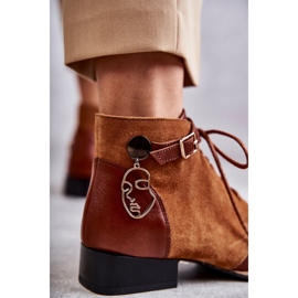 Ženske kožne čizme Maciejka 5743A-29 Smeđe smeđa 1