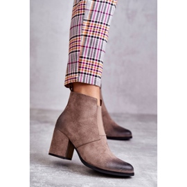 PL4 Klasične čizme od brušene kože La.Fi 260035DTA-SU bež 1