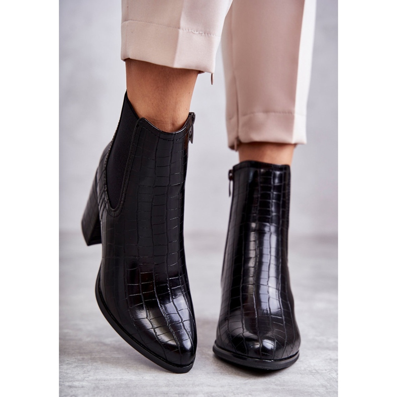 PL4 Čizme od zmijske kože La.Fi 260038B-XC crne crna 2