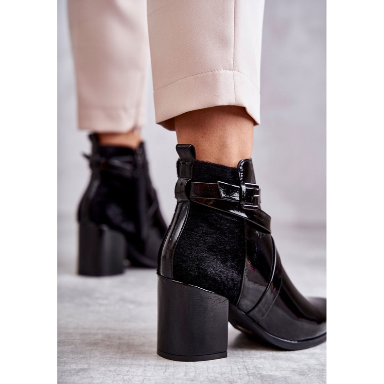 PL4 Moderne lakirane čizme La.Fi 260037B-LA crne crna 2