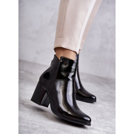 PL4 Ženske lakirane čizme La.Fi 260039B-LA crne crna 1