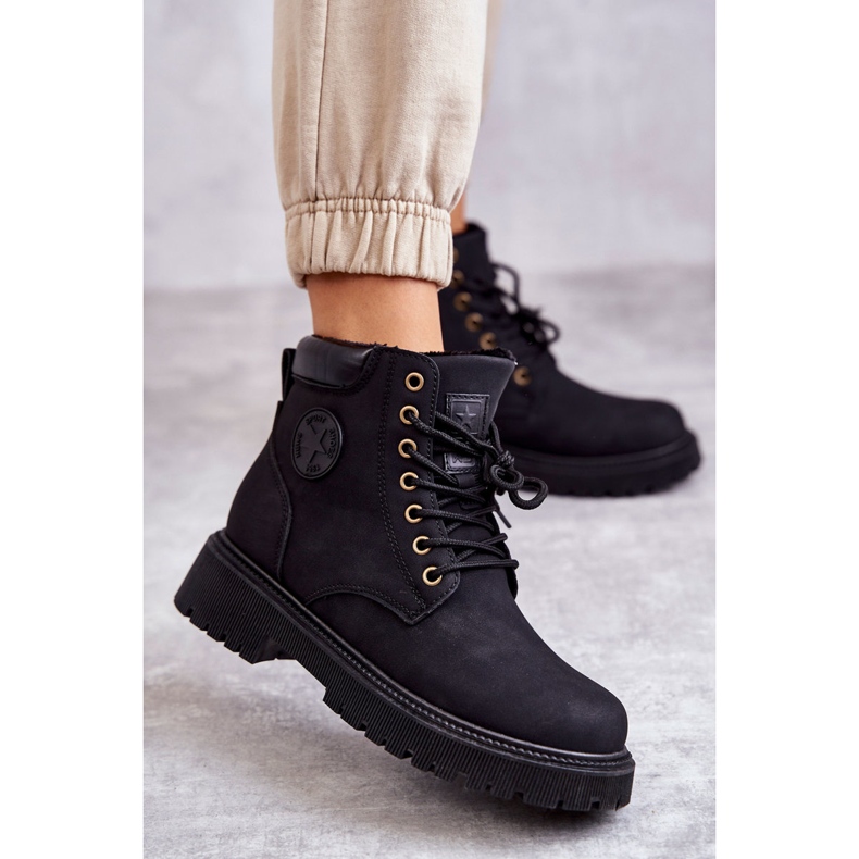 Kožne tople čizme crne Felizia crna 1