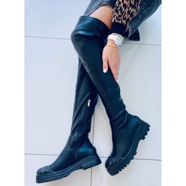 Hogan crne motorističke čizme crno 1