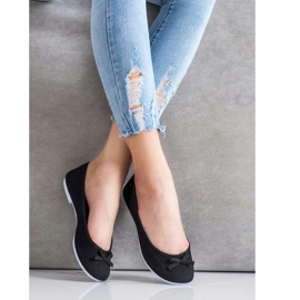 New Age Sportske balerine s mašnom crna 2