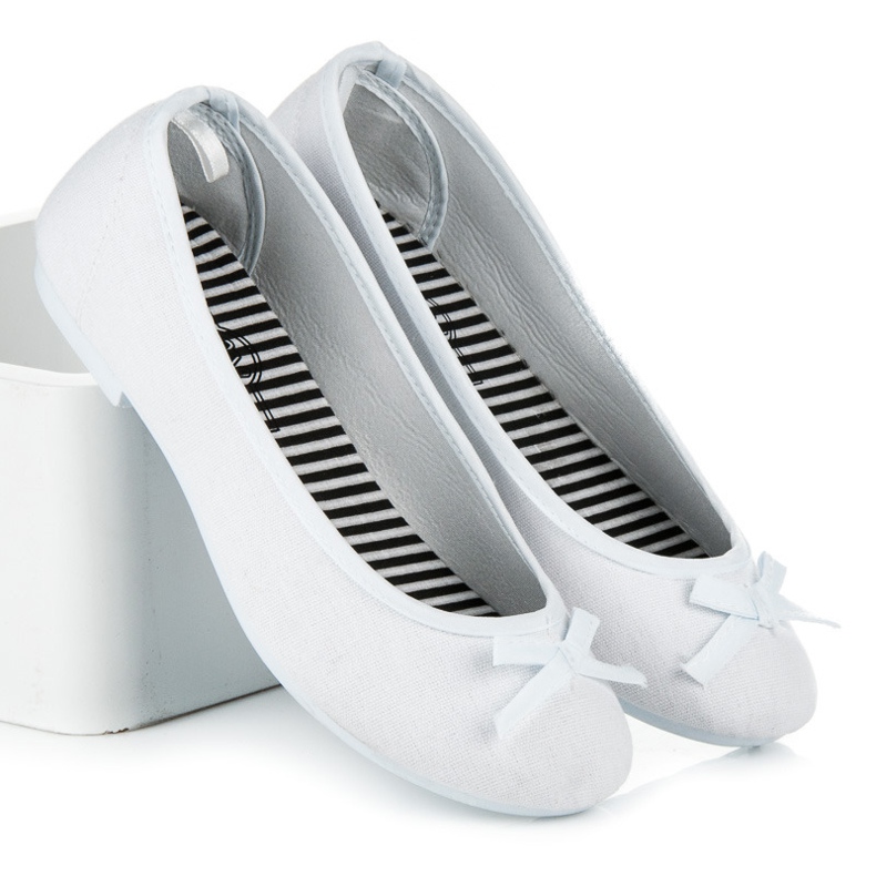 New Age Sportske balerinke s mašnom bijela 2