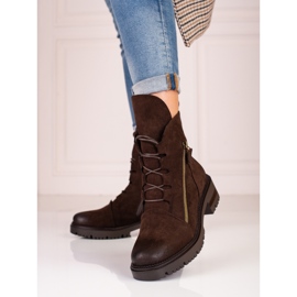 W. Potocki Potocki smeđa ženska radna odjeća od brušene kože 1