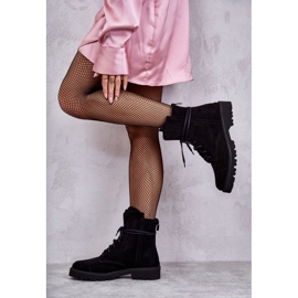 Antilop čizme s patentnim zatvaračem Nicole 2754 crne crno 2