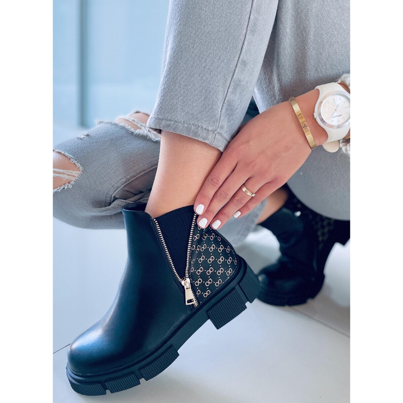 BM Ariana Black Jodhpur čizme crno 2