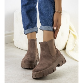 Mooca smeđe ženske čizme smeđa 1