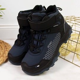 Vodootporne American Club tamnoplave čizme za snijeg za dječake plava 2