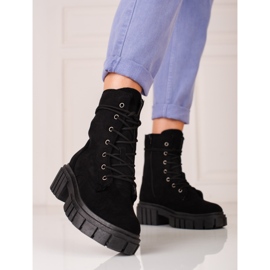 Shelovet ženska radna odjeća od crne antilop kože crno 1