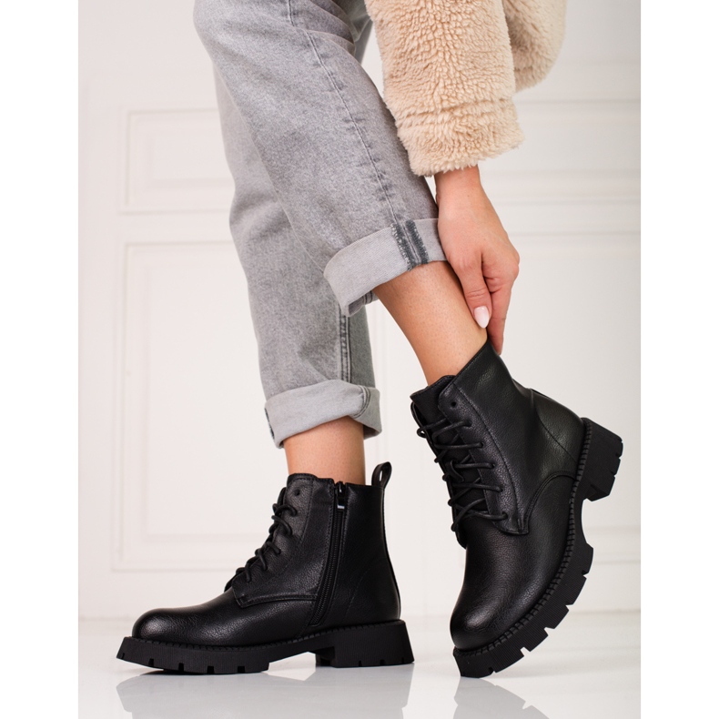 Klasične ženske Shelovet torbe na vezanje crna 1