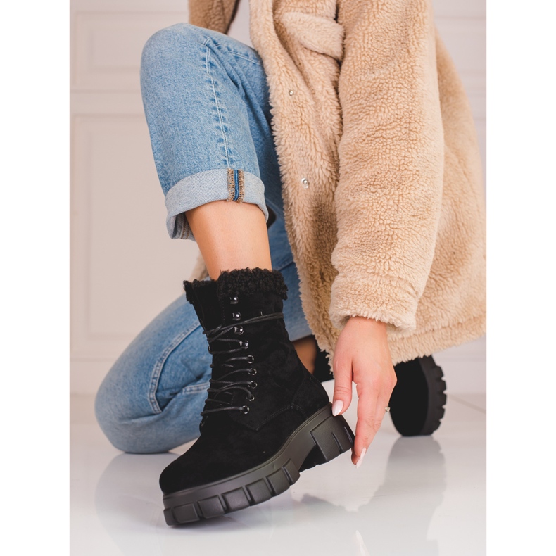 Ženske Shelovet izolirane crne radnice crno 2