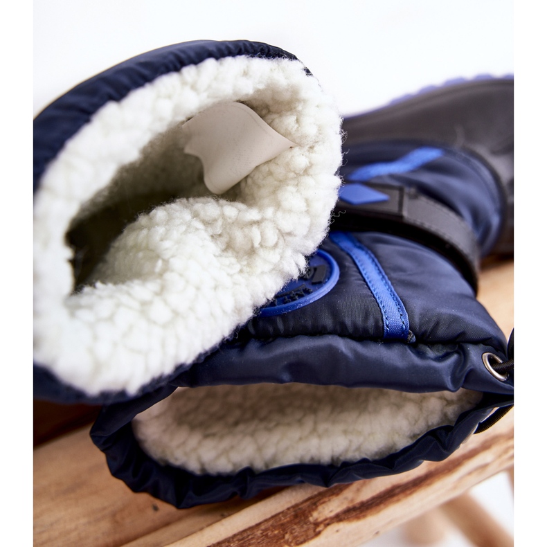 Dječje tople čizme za snijeg Lee Cooper LCJ-21-44-0522 tamnoplave crna tamnoplava 1