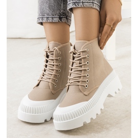 Smeđe Roxo tenisice smeđa kaki zelena 1