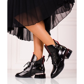 Elegantne crne ženske čizme Shelovet crno 2