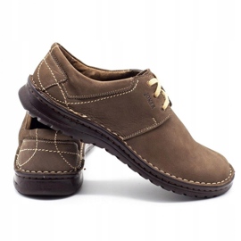 Joker Muške kožne cipele 229 maslina višebojan kaki 3