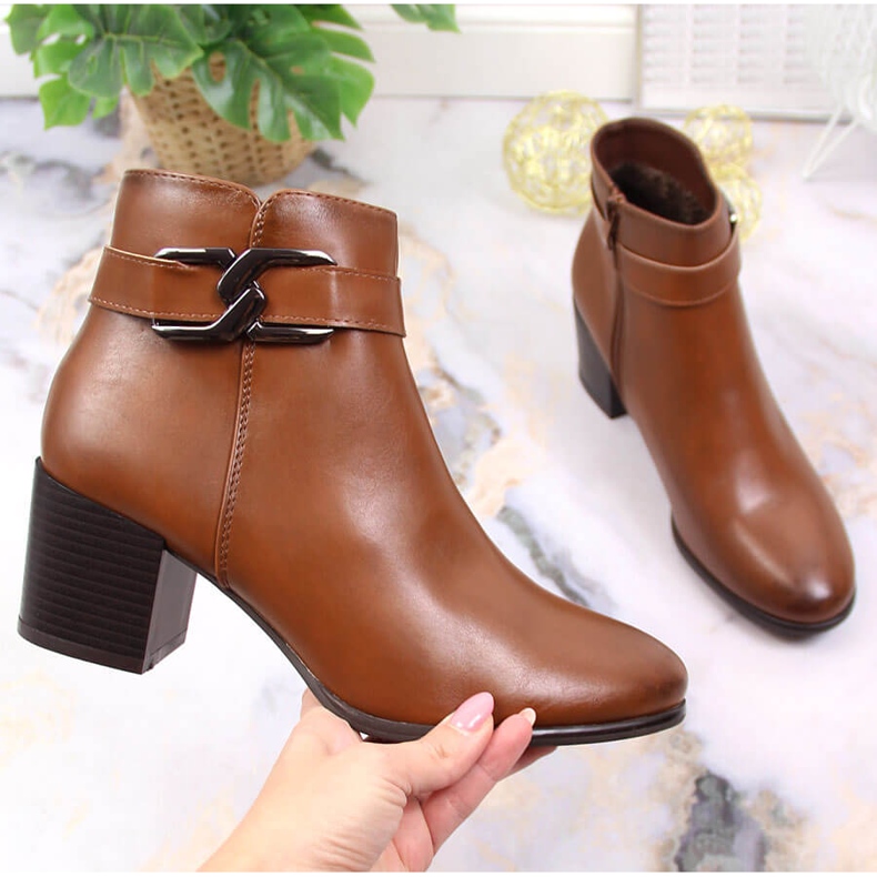 Čizme Jodhpur čizme smeđe izolirane Sergio Leoneom smeđa 1