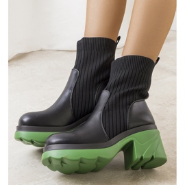 Crne čizme s crvenim Tomlin potplatom crna 1