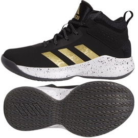 Adidas Cross Em Up 5 K Wide GX4790 tenisice za košarku crno crno 1