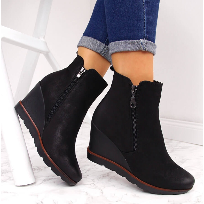 Black Filippo crne izolirane tenisice crna 1