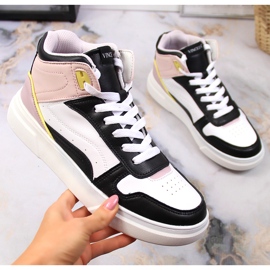 Višebojne visoke tenisice Vinceza bijela višebojan 1