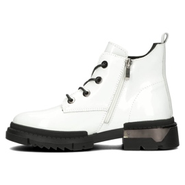 Filippo DBT4173 Izolirane lakirane čizme, bijele bijela 1