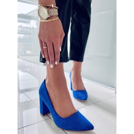 PA1 Cipele na stupu Ivonne Blue plava 2