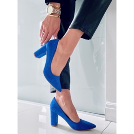 PA1 Cipele na stupu Ivonne Blue plava 1