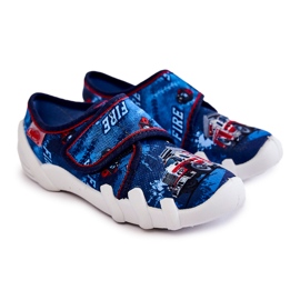 BEFADO S.A. Papuče Befado Velcro Firetruck 273X309 tamnoplave mornarsko plava 1