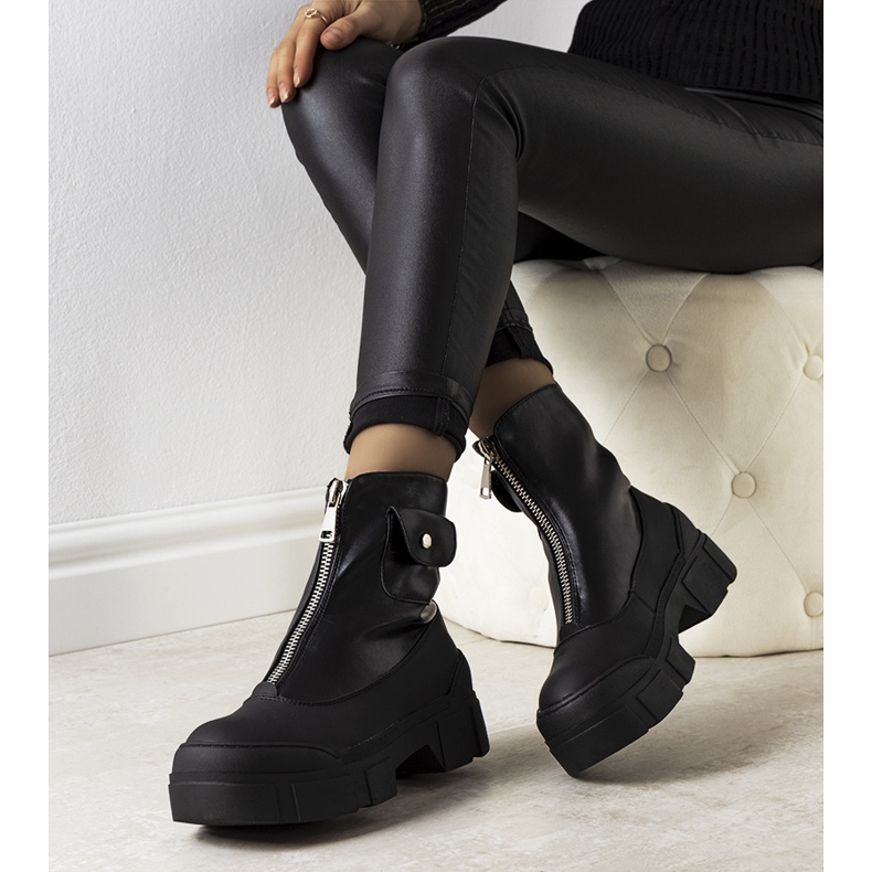 Producent Niezdefiniowany Crne ženske Vintella čizme crno 1