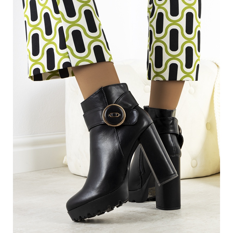 BM Crne čizme na visoku petu iz Aminata crno 1