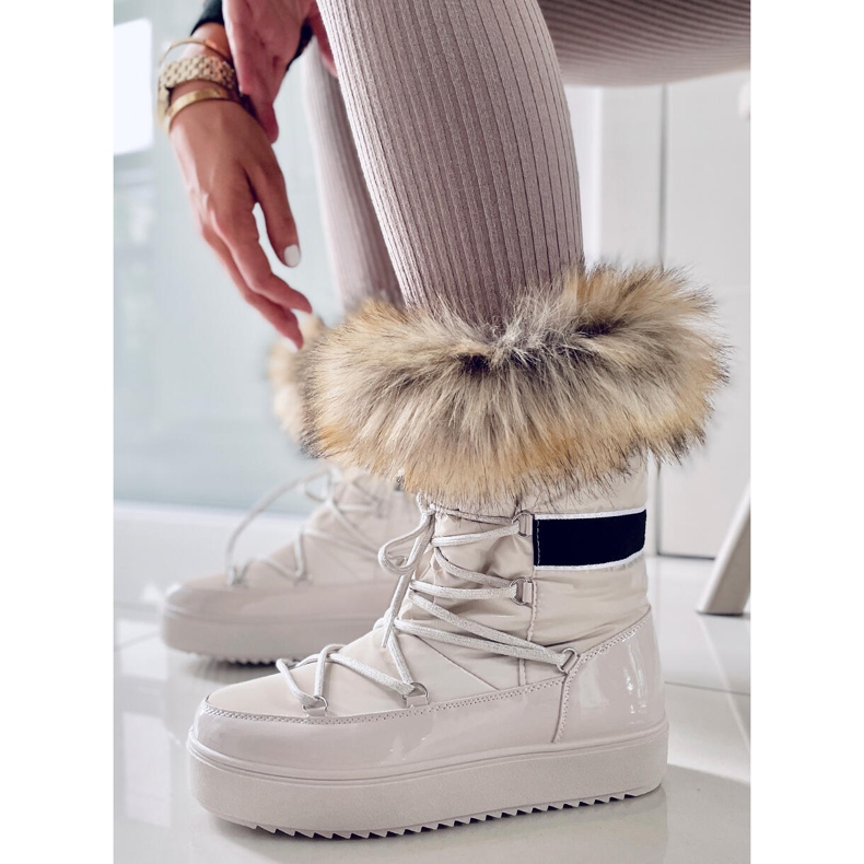 PA1 Amerie ženske čizme za snijeg bež 2