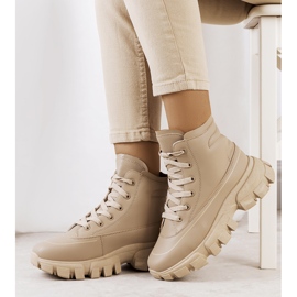 BM Ženske smeđe planinarske cipele Nurbi bež smeđa 1