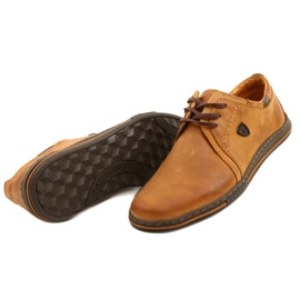 Polbut 343 Camel muške kožne cipele smeđa 3