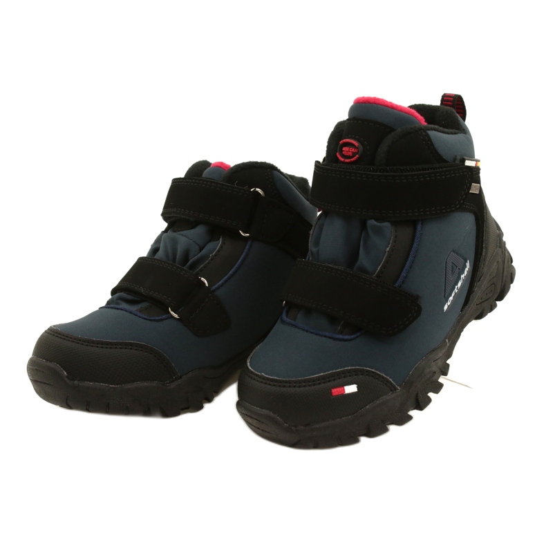 American Club Dečki softshell s mornarsko plavom membranom WT70 crna 2