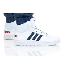 Adidas Hoop 2.0 Mid M FW4478 cipele bijela mornarsko plava 1