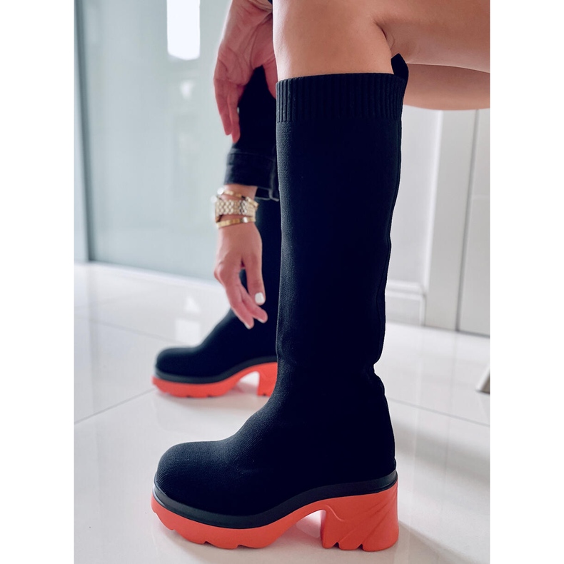 PA1 Gornji dio čarape Duff Orange crna narančasta 1