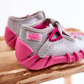 BEFADO S.A. Papuče Befado Slippers 110N454 Sivo-Pink ružičasta 1
