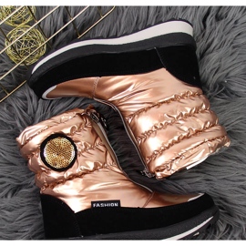 Zlatne vodootporne čizme za snijeg Miss zlatna 2