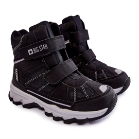 Dječje čizme od memorijske pjene Big Star KK374157 crne crna 1